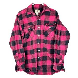 Field & Stream Men's Large Flannel Shirt Button Up Long Sleeve Double Pocket